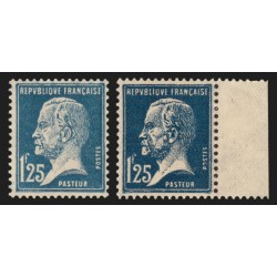 n°180a, Pasteur 1fr25 bleu-noir, neuf * avec charnière - TB