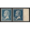 n°180a, Pasteur 1fr25 bleu-noir, neuf * avec charnière - TB