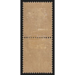 n°190e, variété "Types III et V se tenant verticalement", neufs * avec ch. - TB