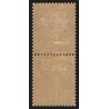 n°190e, variété "Types III et V se tenant verticalement", neufs * avec ch. - TB