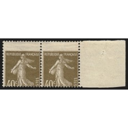 n°193, variété "piquage à cheval" bord de feuille, neufs ** sans charnière SUP