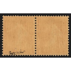 n°194, deux variétés "POSTES sans S" et "40c sans C" se tenant, neufs ** SUP