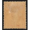 n°194, variété "faciale partiellement absente", 40c vermillon, neuf * - TB