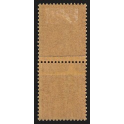 n°199o, variété "impression sur raccord", Semeuse lignée 50c rouge, neufs **/*