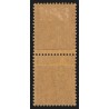 n°199o, variété "impression sur raccord", Semeuse lignée 50c rouge, neufs **/*