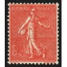 n°203a, variété "8c au lieu de 80c", Semeuse lignée 80c rouge, neuf ** - TB