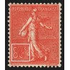 n°203a, variété "8c au lieu de 80c", Semeuse lignée 80c rouge, neuf ** - TB