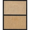 n°240, variété "centre déplacé et très pâle" + normal, neufs * trace de ch. TB