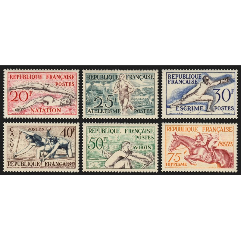 n°960/965, Jeux Olympiques d'Helsinki 1953, neufs ** sans charnière - TB