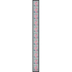 n°1233a, bande de 11 issue de roulettes, Semeuse de Piel, Type II, neufs ** SUP