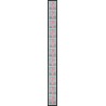 n°1233a, bande de 11 issue de roulettes, Semeuse de Piel, Type II, neufs ** SUP