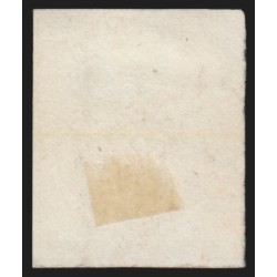 n°2, Cérès 1849, 15c vert, essai dans la couleur, papier carton, neuf (*) - TB