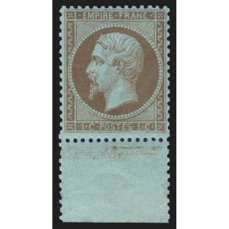 n°19b, 1c MORDORÉ, neuf ** sans charnière, Certificat ROUMET - SUPERBE