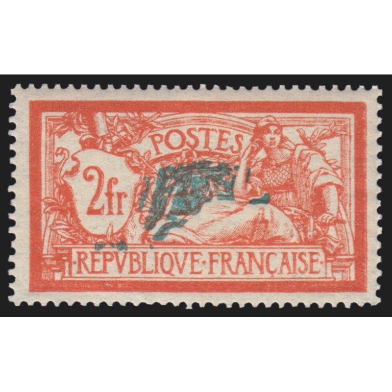 n°145a, variété "double teinte de fond", Merson 2fr orange, neuf ** - TB