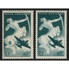 Poste Aérienne n°16, variété "moteur en flamme / anneau-lune", neufs ** - SUP