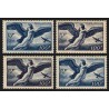 Poste Aérienne n°18, lot de 3 variétés dont "queue à l'avion", neufs ** - SUP
