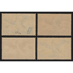 Poste Aérienne n°18, lot de 3 variétés dont "queue à l'avion", neufs ** - SUP
