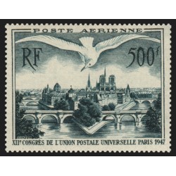 Poste Aérienne n°20, Ponts de Paris 1947, neuf ** sans charnière - SUPERBE