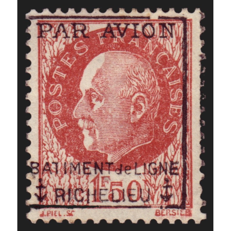 Poste Aérienne Militaire n°3, Richelieu, neuf * avec gomme partielle - TB