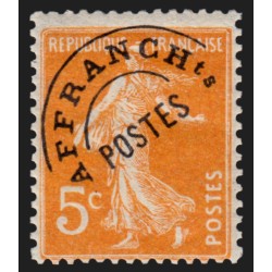 Préoblitérés n°50, Semeuse 5c orange, neuf ** sans charnière - TB