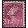 Préoblitérés n°55c, variété "T surélevé", Semeuse 20c lilas-rose, neuf * - B/TB