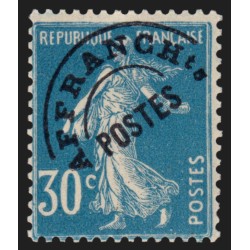 Préoblitérés n°60, Semeuse 30c bleu, neuf ** sans charnière, signé CALVES - TB