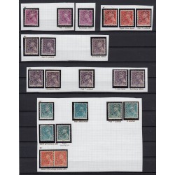 Préoblitérés 1938, Mercure n°78/83, collection spécialisée avec variétés - TB