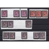 Préoblitérés 1938, Mercure n°78/83, collection spécialisée avec variétés - TB