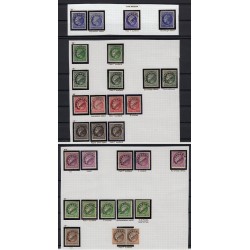 Préoblitérés 1945, Cérès de Mazelin n°87/93, collection avec variétés - TB