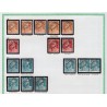 Préoblitérés 1949, Marianne de Gandon n°94/105, collection spécialisée - TB