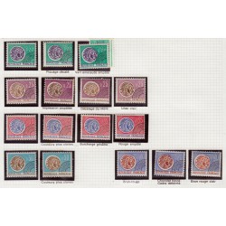 Préoblitérés 1953/1969, Yvert n°106/129, collection spécialisée neufs ** - TB