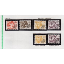 Préoblitérés 1971/2008, Yvert n°130/258, dont la série 213A/223A, neufs ** - TB