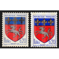 n°1510h, variété "Fleurs de lys noires", neuf ** sans charnière - B/TB