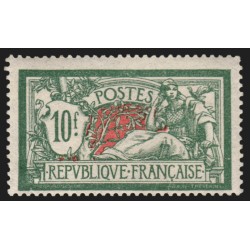 n°207, Merson 10fr vert et rouge, neuf ** sans charnière, signé CALVES - TB