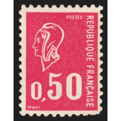 n°1664f, "Faux d'Aubervilliers", Marianne de Becquet 50c carmin, neuf ** - TB