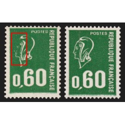 n°1814, variété "profil/visage effacé", Marianne de Becquet, neuf ** - SUPERBE
