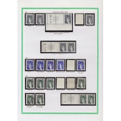 Sabine de Gandon, Collection spécialisée de 1977 à 1981, neufs ** - TB