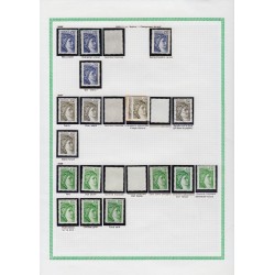 Sabine de Gandon, Collection spécialisée de 1977 à 1981, neufs ** - TB