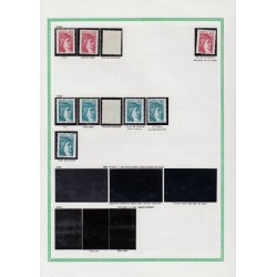 Sabine de Gandon, Collection spécialisée de 1977 à 1981, neufs ** - TB
