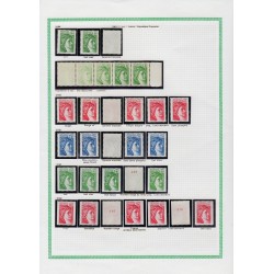 Sabine de Gandon, Collection spécialisée de 1977 à 1981, neufs ** - TB