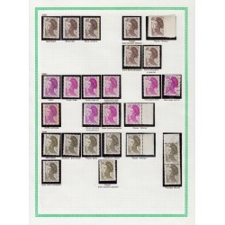 Liberté de Gandon, Collection spécialisée de 1982 à 1985, neufs ** - TB