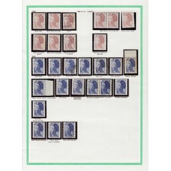 Liberté de Gandon, Collection spécialisée de 1982 à 1985, neufs ** - TB