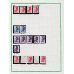 Liberté de Gandon, Collection spécialisée de 1982 à 1985, neufs ** - TB