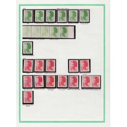 Liberté de Gandon, Collection spécialisée de 1982 à 1985, neufs ** - TB