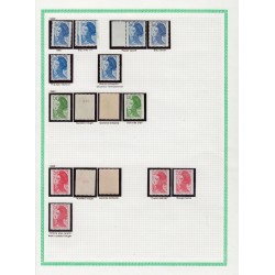 Liberté de Gandon, Collection spécialisée de 1982 à 1985, neufs ** - TB