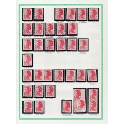 Liberté de Gandon, Collection spécialisée de 1982 à 1985, neufs ** - TB