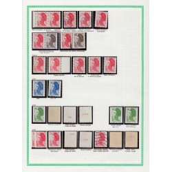 Liberté de Gandon, Collection spécialisée de 1982 à 1985, neufs ** - TB