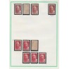 Marianne de Gandon 1945, Collection spécialisée Yvert n°712/733, neufs ** - TB