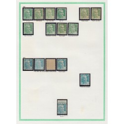 Marianne de Gandon 1948, Collection spécialisée Yvert n°806/813, neufs ** - TB