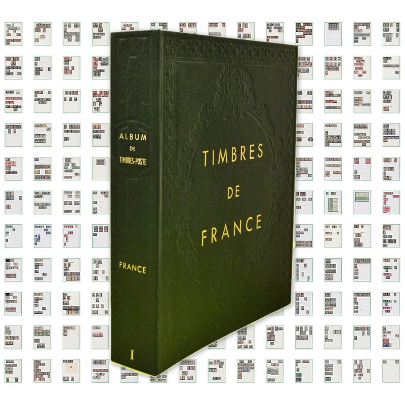 France 1945/1959, variétés et nuances de couleurs, +1500 timbres neufs ** - TB